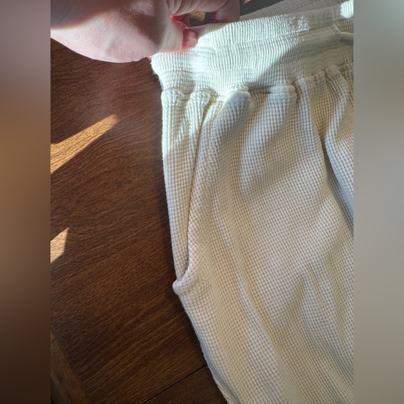 YoungLA Off-white 807 Waffle Thermal Knit Lounge Pants - Picture 4 of 5